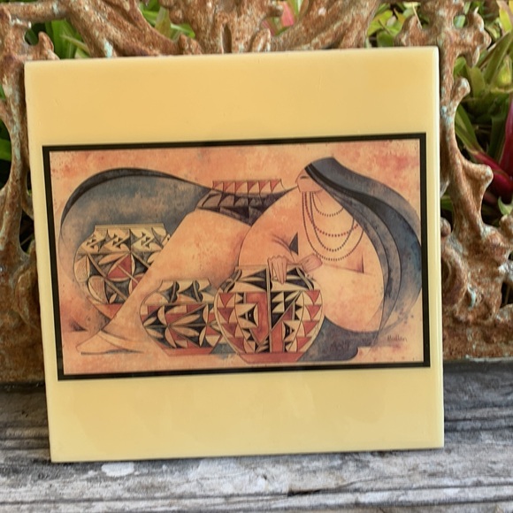 Vintage GE Mullan Ceramic Art Tile - Picture 5 of 8